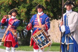 <p>La Compagnie franche de la Marine. «Élément essentiel de la vie collective, le tambour participait à une opération symbolique.»</p>