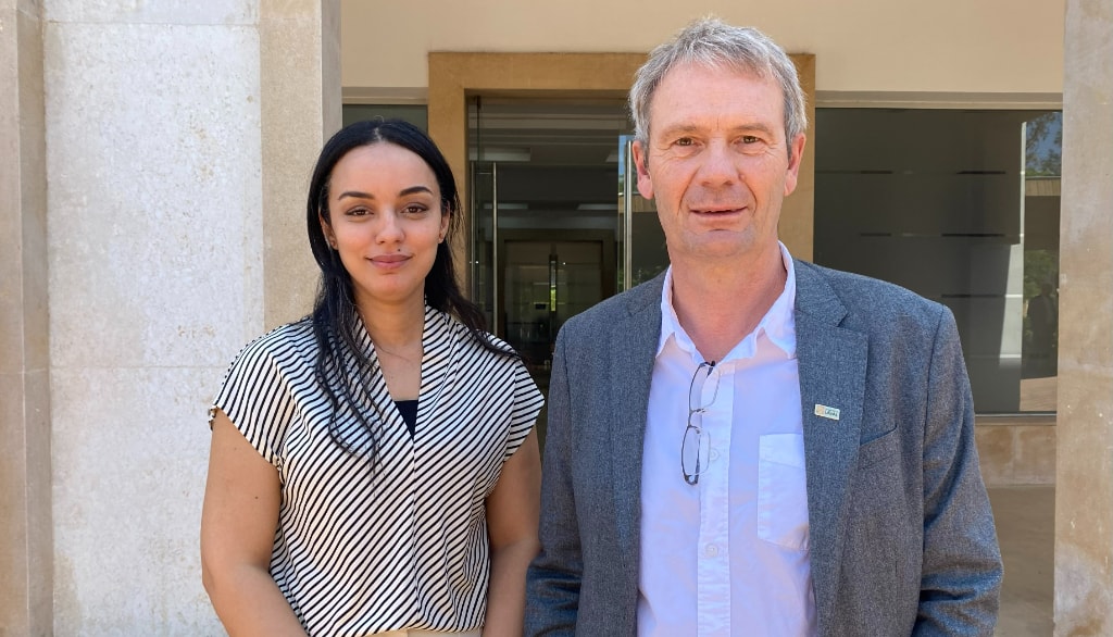 Mouna Fahr et Thierry Rodon, codirecteurs du Laboratoire international associé (Maroc-Québec): Sciences environnements, sociétés et activités minières, à Rabat, au Maroc.