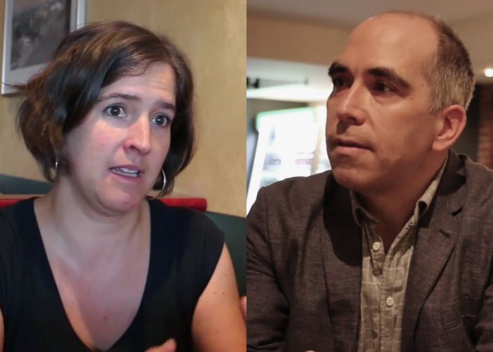 Pour Fannie Lafontaine, l'intellectuel se doit de prendre part au débat public. Pour Jocelyn Maclure, les conditions doivent être très claires lorsqu'on laisse entrer du financement privé à l'université.