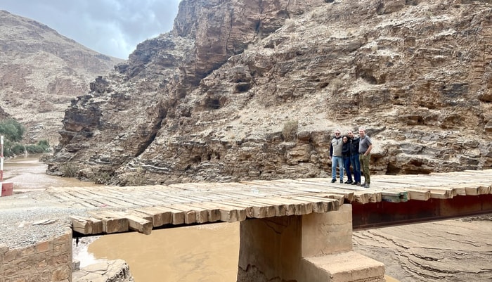 <p>Visite du site minier de Zaida Mibladen Ahouli, au Maroc, en octobre dernier</p>