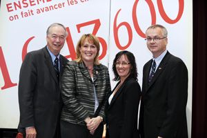 Denis Brière, Nathalie LeBlanc, Linda Larouche, Richard Pleau