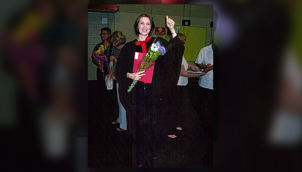 <p>Ljiljana, fière diplômée de l'Université Laval, au printemps 2013</p>