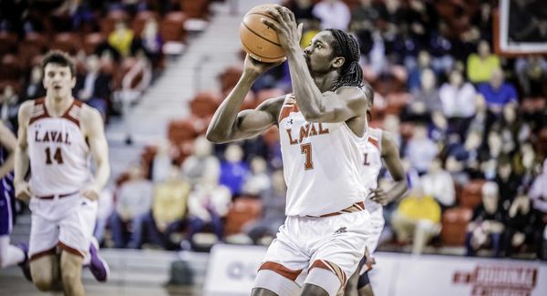 <p>Saydou Sall, du club de basketball Rouge et Or.</p>