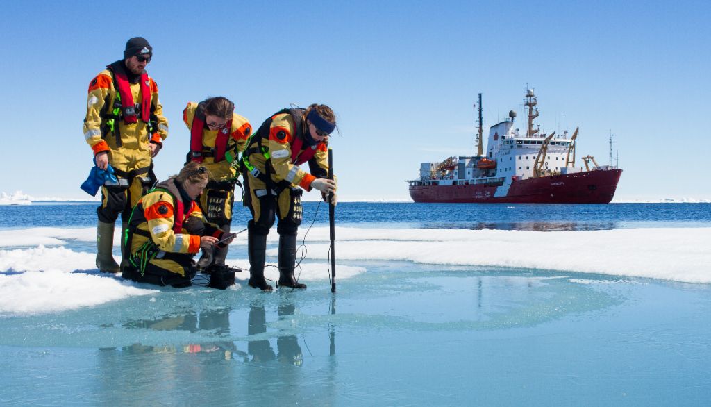 <p>Depuis deux décennies, 125 équipes de 25 pays sont montées à bord de l'Amundsen. Elles ont déployé plus de 45 programmes scientifiques.</p>