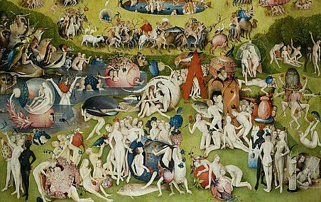 <p>Peinture «Le purgatoire ou Jardin des délices», de Jérôme Bosch, Musée du Prado, Madrid.</p>