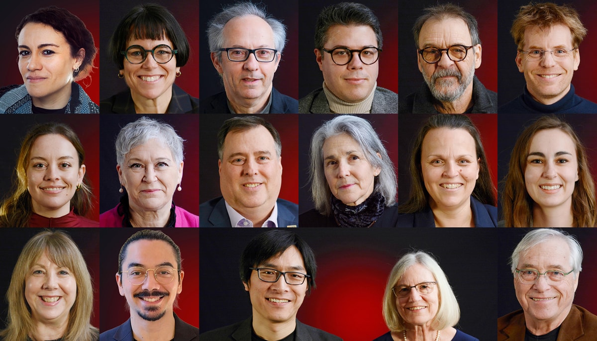 Les lauréates et lauréats des Prix d'excellence en recherche, création et innovation 2026: (de gauche à droite, première ligne) Annaelle Piva, Caroline Bouchard, Clément Gosselin, Edel Pérez-López, François Giard, Jean-Frédéric Morin, (deuxième ligne) Laurence Dion-Albert, Louise Langevin, Luc Beaulieu, Marie Plante, Mélanie Nadeau, Mathilde Josserand, (troisième ligne) Renée Michaud, Simon Tam, Wei Shi et Leslie Rusch, Yves Fradet.