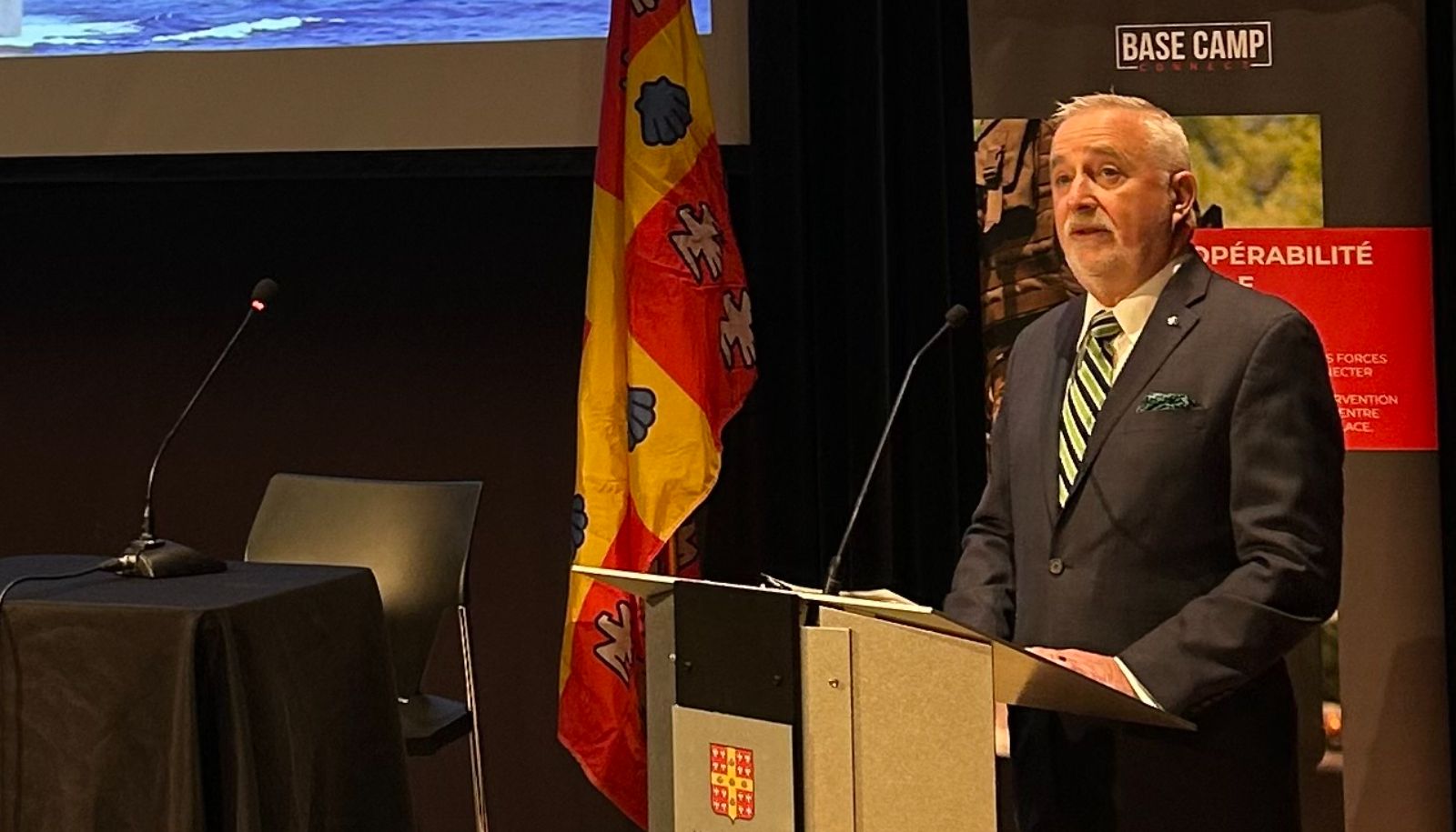 Richard Giguère, brigadier-général à la retraite, expert en résidence à l'École supérieure d'études internationales