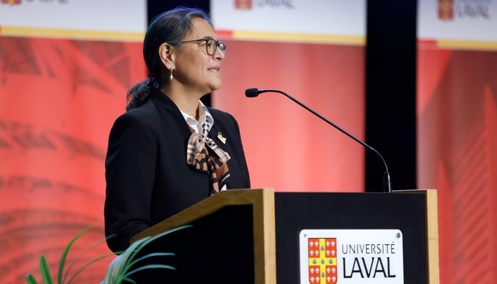 Michèle Audette, sénatrice et conseillère principale à la réconciliation et à l'éducation des Premiers Peuples à l'Université Laval