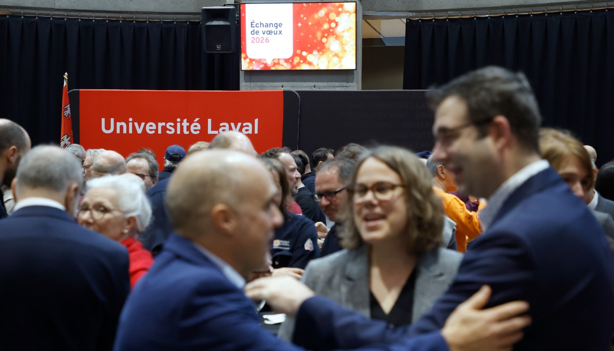 Cette rencontre conviviale a eu lieu à l'atrium Jean-Guy-Paquet du pavillon Alphonse Desjardins, le 15 janvier.