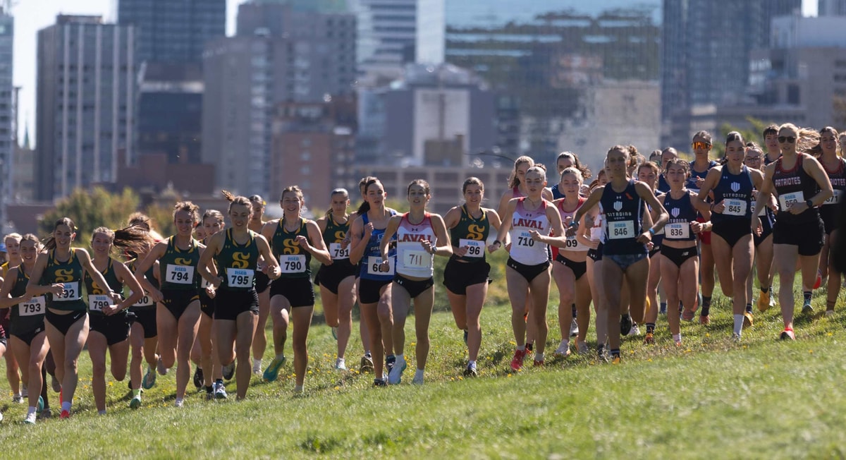 Le McGill Invitational, une course de cross-country dans le Parc du Mont-Royal