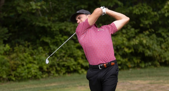 William Forgues, du club de golf Rouge et Or de l'Université Laval.