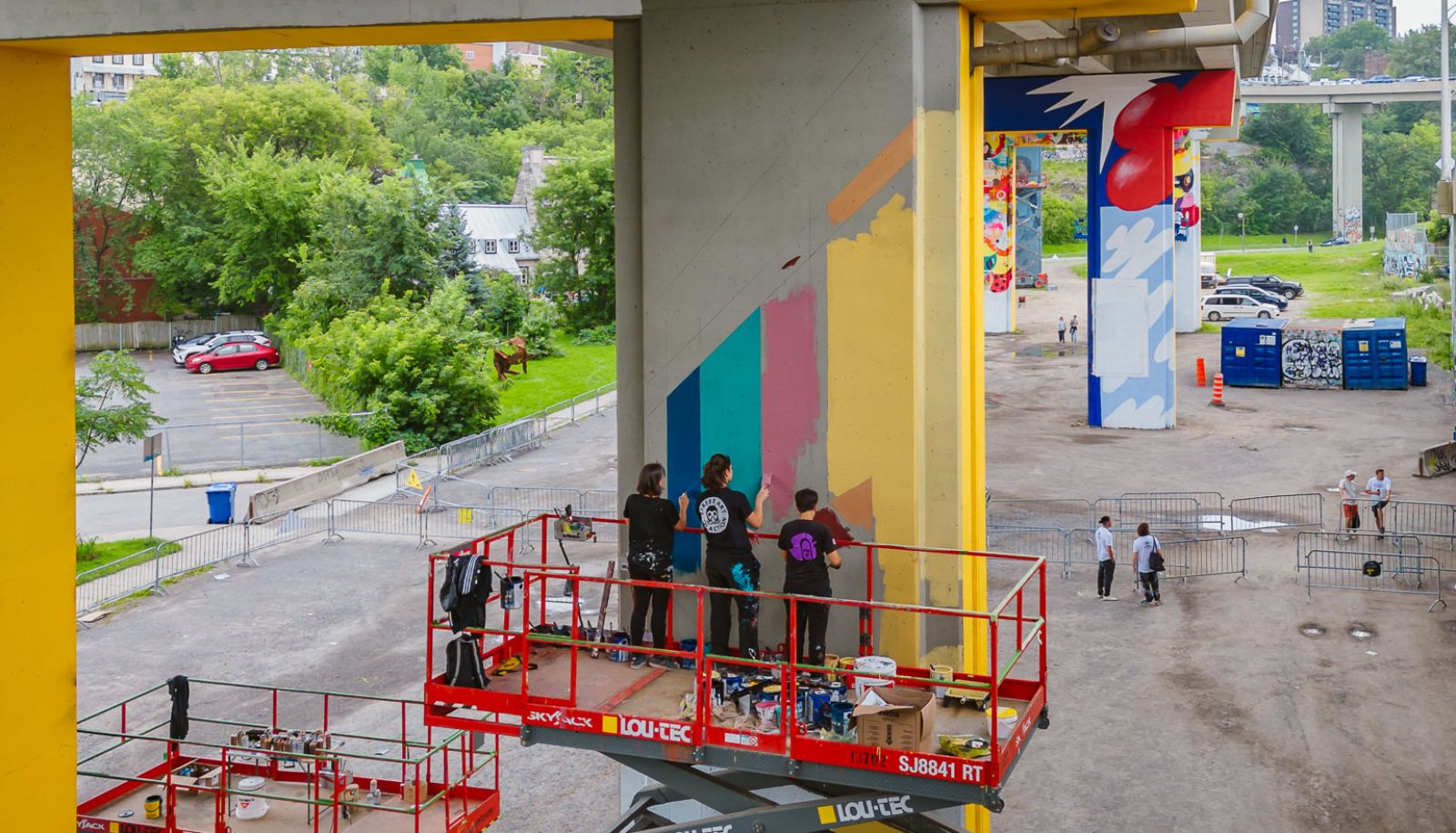 Avec PASSAGE MURAL, Paula voulait métamorphoser l’espace urbain.