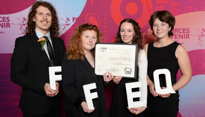 L'équipe du Festival du film étudiant de Québec – Par delà les horizons