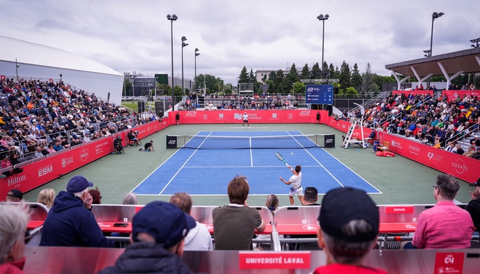 Cette compétition internationale s'est tenue dans les nouvelles installations du Centre de tennis Synex Assurance-Université Laval.