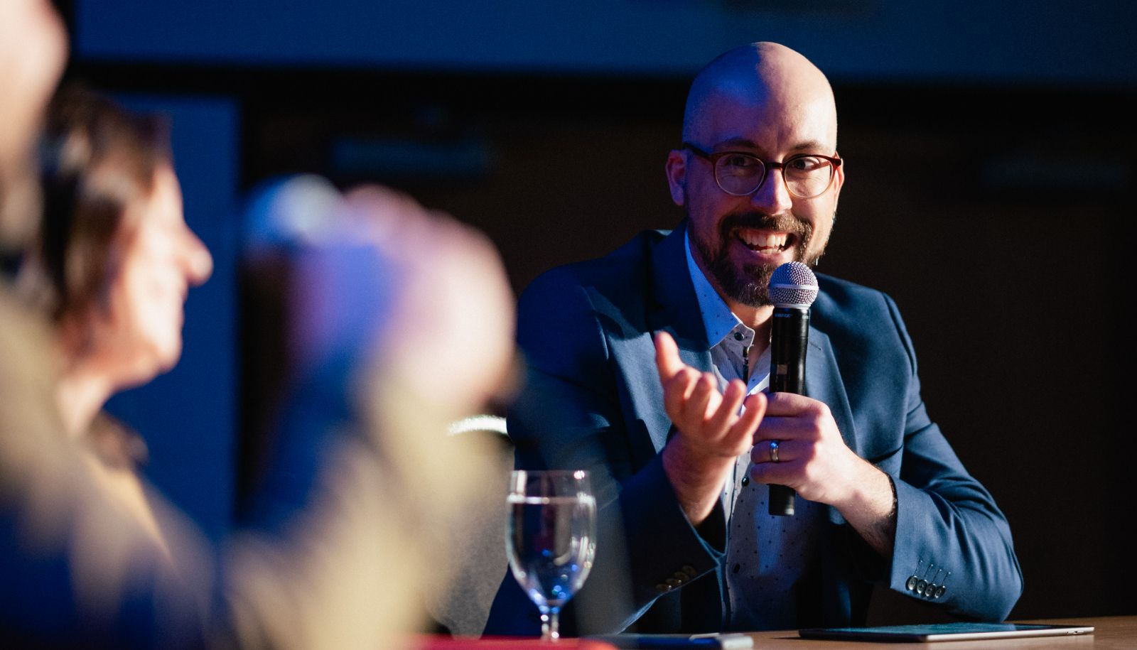 L'animateur de la 3e édition du Talk-show Entrepreneurial Simon Légaré, conseiller d'affaires – secteur technologies de l'information et numérique à Entrepreneuriat ULaval