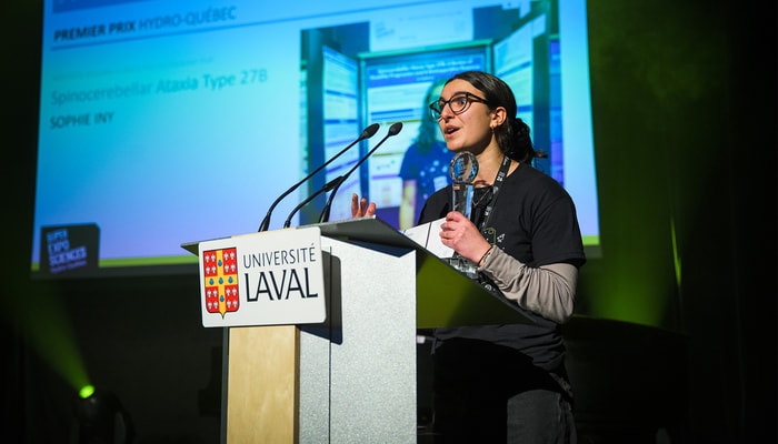 La gagnante du 1er prix Hydro-Québec, Sophie Iny