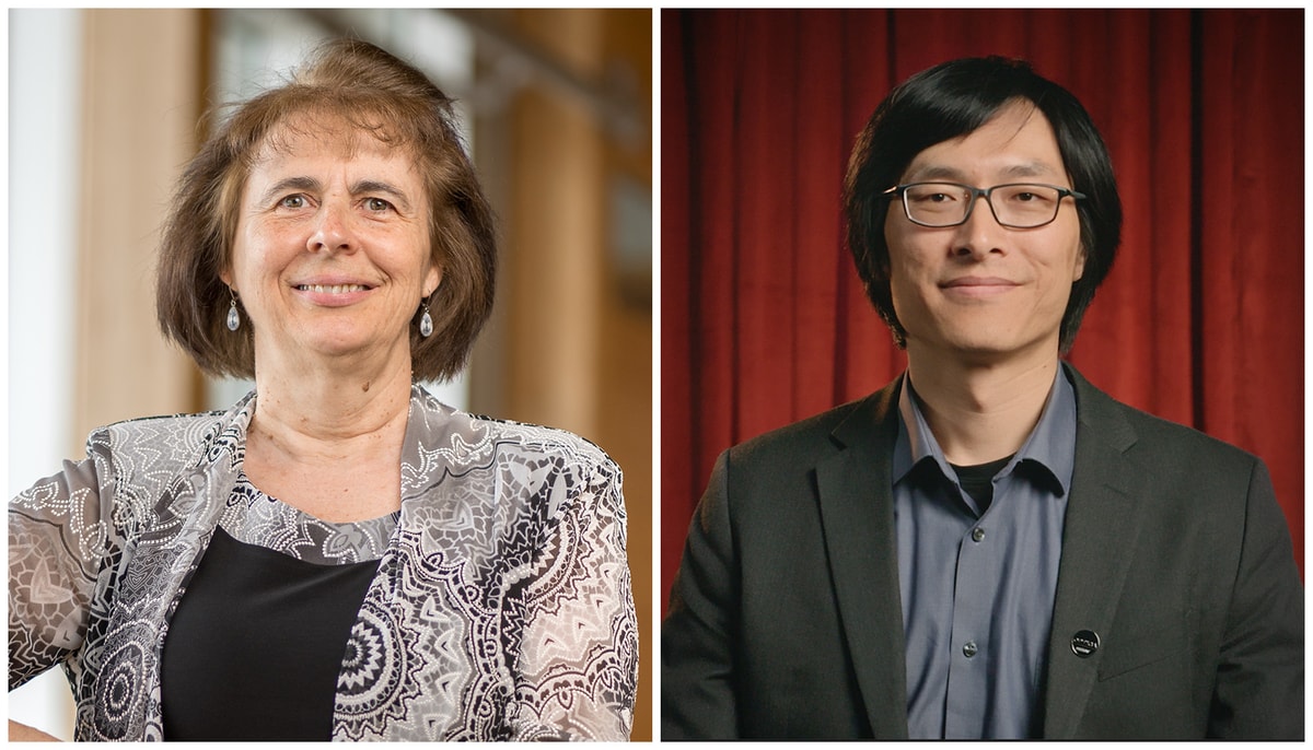 Lucie Germain et Wei Shi, qui se sont distingués lors de la remise 2026 des prix du programme national Killam.