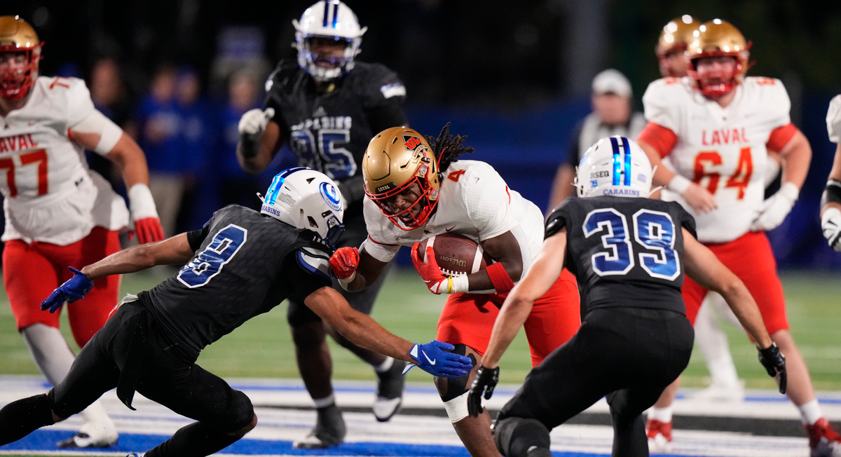 Match du 12 septembre 2025 opposant les Carabins de l'Université de Montréal au Rouge et Or de l'Université Laval.