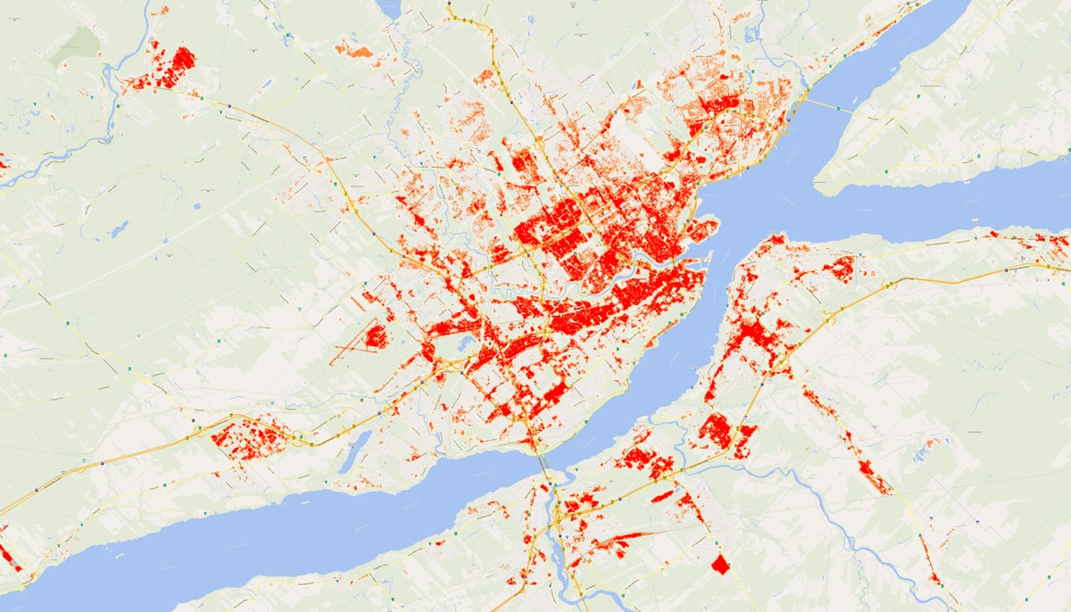 Les îlots de chaleur urbains dans la région de Québec durant la période 2020 à 2022