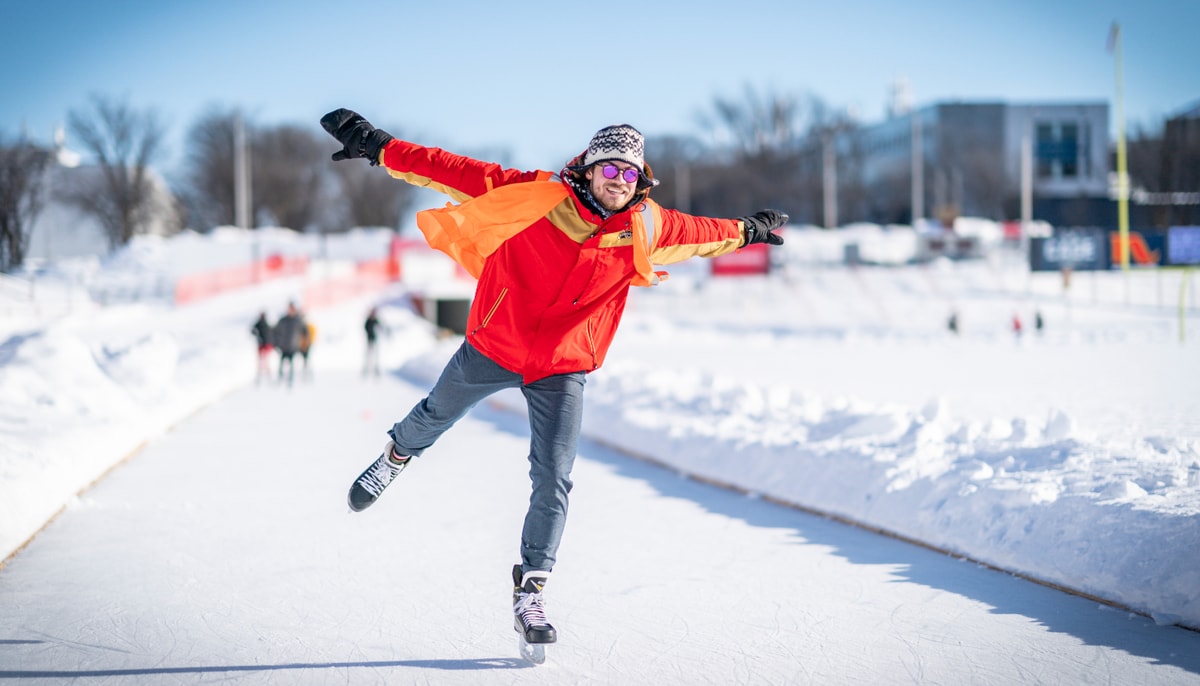 L'anneau de glace au Campus nordique