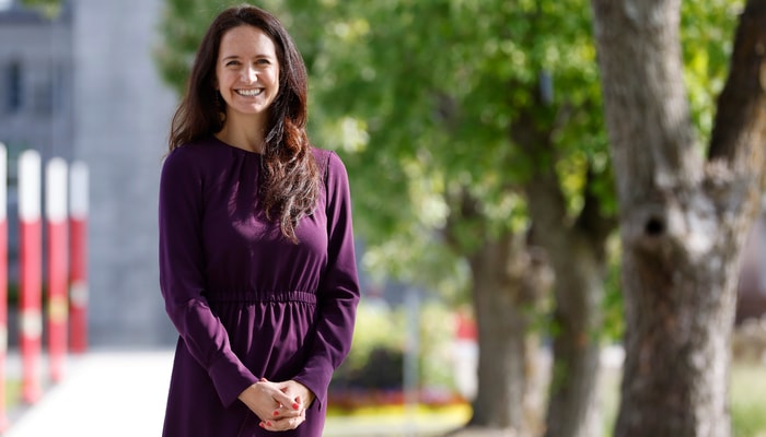 Valériane Champagne St-Arnaud, chercheuse principale du projet et professeure en marketing à la Faculté des sciences de l'administration de l'Université Laval