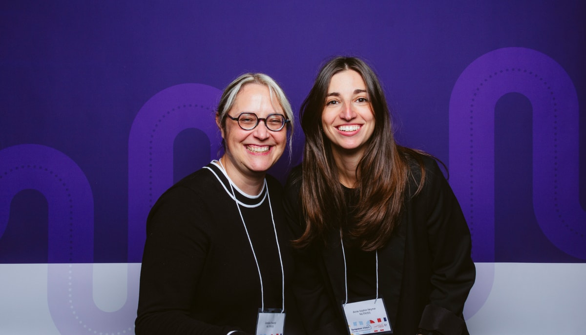Amélie Charest et Anne-Sophie Neyron, coordonnatrices du Parcours VISION et professionnelles de recherche au Centre NUTRISS et à l'Institut sur la nutrition et les aliments fonctionnels