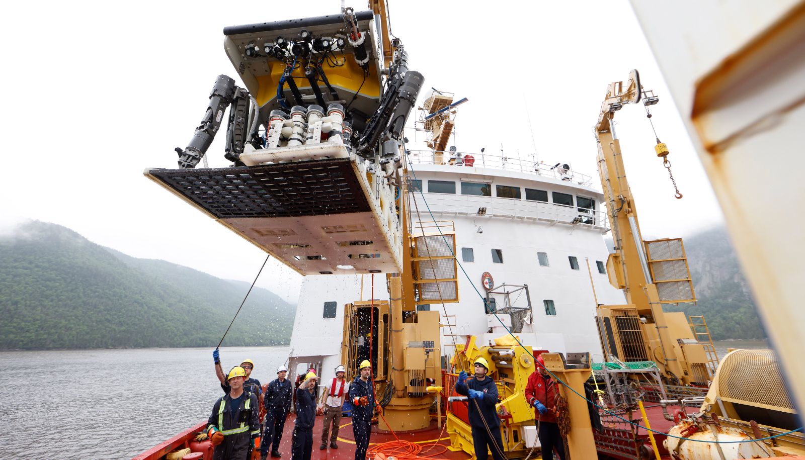Le véhicule sous-marin télécommandé baptisé Astrid