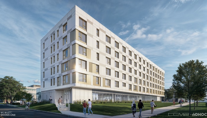 L'édifice de 180 logements sera situé à l’intersection de l’avenue de la Médecine et de la rue de l’Agriculture.