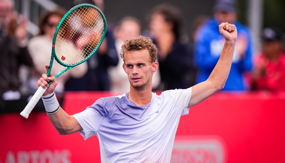 Le champion du tournoi, Luca Van Assche
