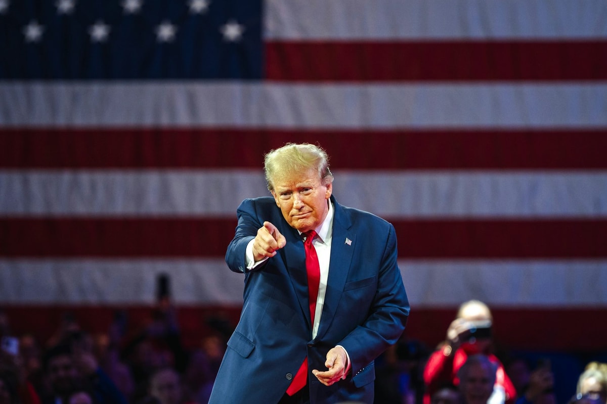 Le président Donald Trump a une indubitable habilité à haranguer les foules. Les mots clés de la nation américaine structurent sa rhétorique.
