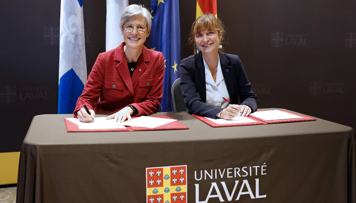 Sophie D’Amours, rectrice de l’Université Laval, et Nathalie Drach-Temam, présidente de Sorbonne Université, ont officialisé le renouvellement de leur partenariat stratégique le 2 octobre.