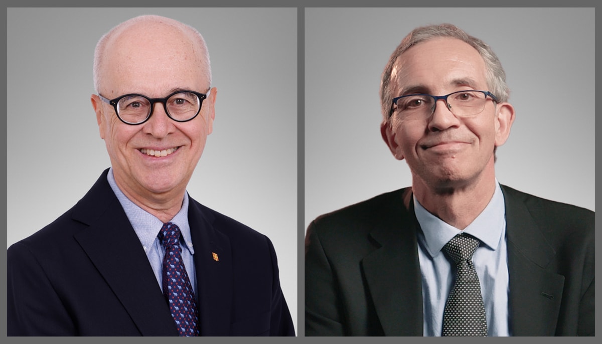 De gauche à droite: Sylvio Normand et Philippe Pibarot