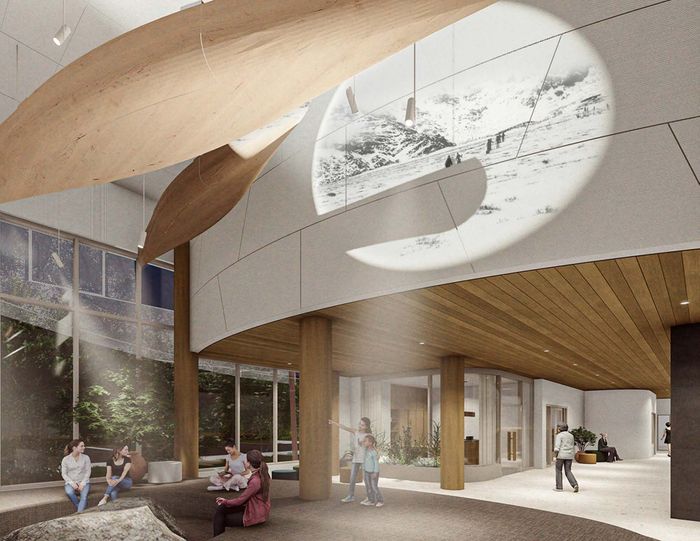 Dans un esprit communautaire, le bâtiment comprendra différents espaces partagés.