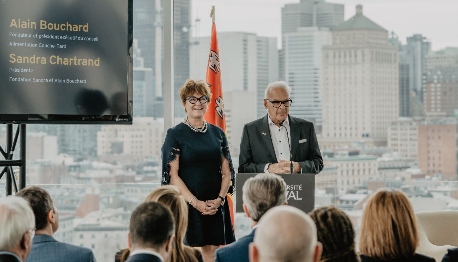 Sandra Chartrand et Alain Bouchard