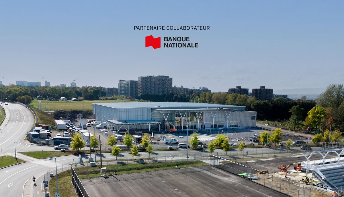 Le futur Centre de tennis de l’Université Laval, dont l’ouverture est prévue en juin 2026.