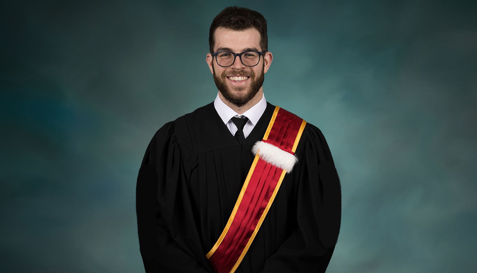 Gabriel Dusablon, titulaire d'un diplôme de baccalauréat en agroéconomie