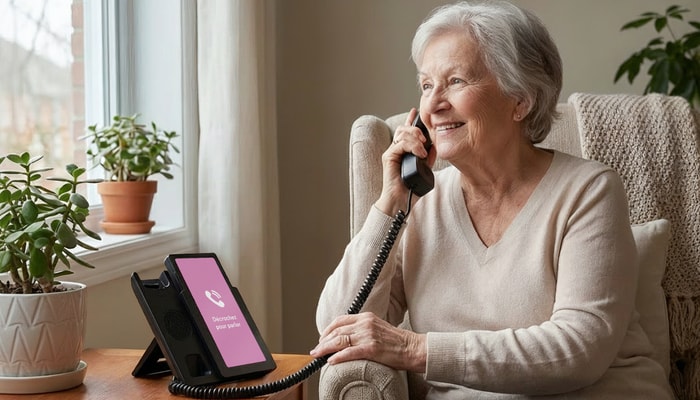 Le téléphone Amical est accessible en tout temps et peut offrir du réconfort aux personnes aînées. 