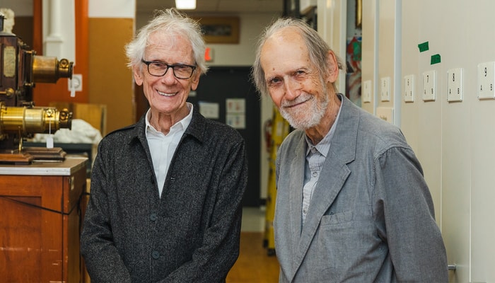 Claude Violette et son frère Jean-Guy Violette