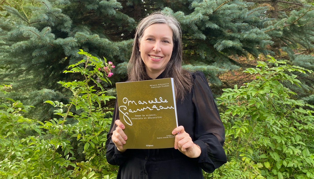 Mélanie Robitaille vient de lancer l'ouvrage Marcelle Gauvreau: Femme de science, botaniste et éducatrice.