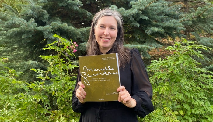 Mélanie Robitaille vient de lancer l'ouvrage Marcelle Gauvreau: Femme de science, botaniste et éducatrice.