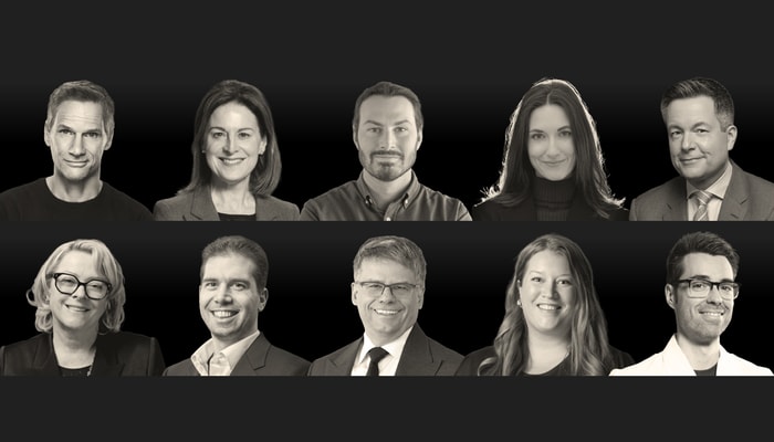 Les Remarquables 2026 (de gauche à droite, rangée du haut): François Morency, Marie-Huguette Cormier, Guillaume Moreau, Béatrice Turcotte Ouellet, Sébastien Bovet, (rangée du bas) Marie-Claude Houle, Antony Bertrand-Grenier, Gaétan Desroches, Isabelle Martineau et Olivier Bernard.