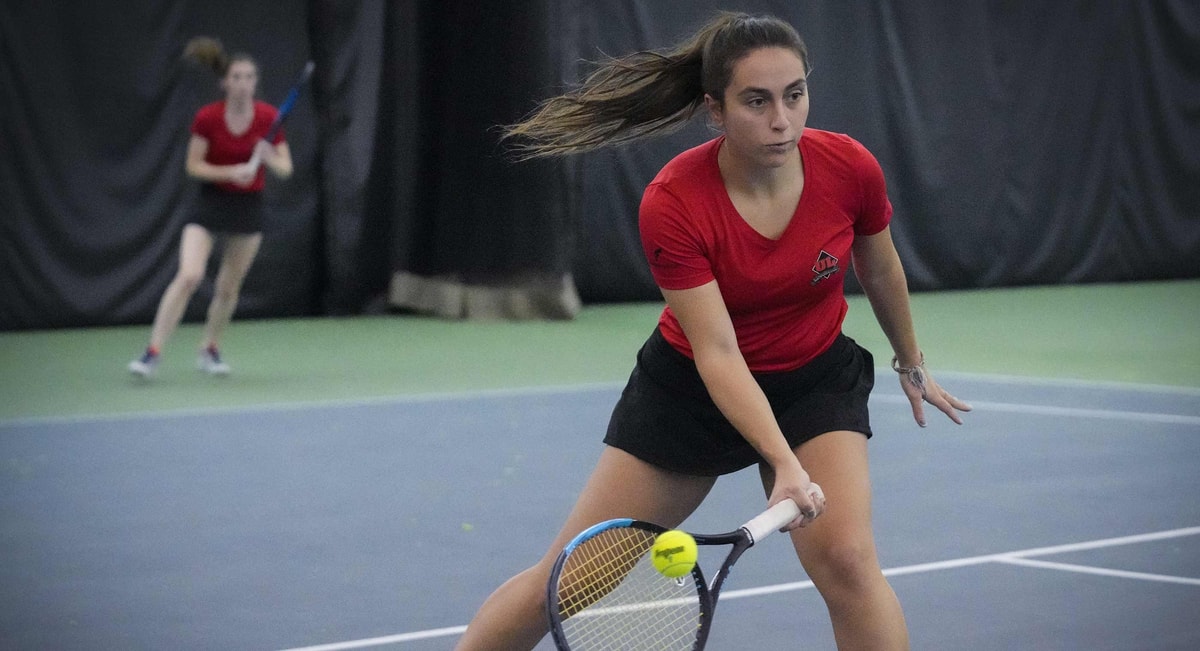 Mireille Moreau du club de tennis Rouge et Or