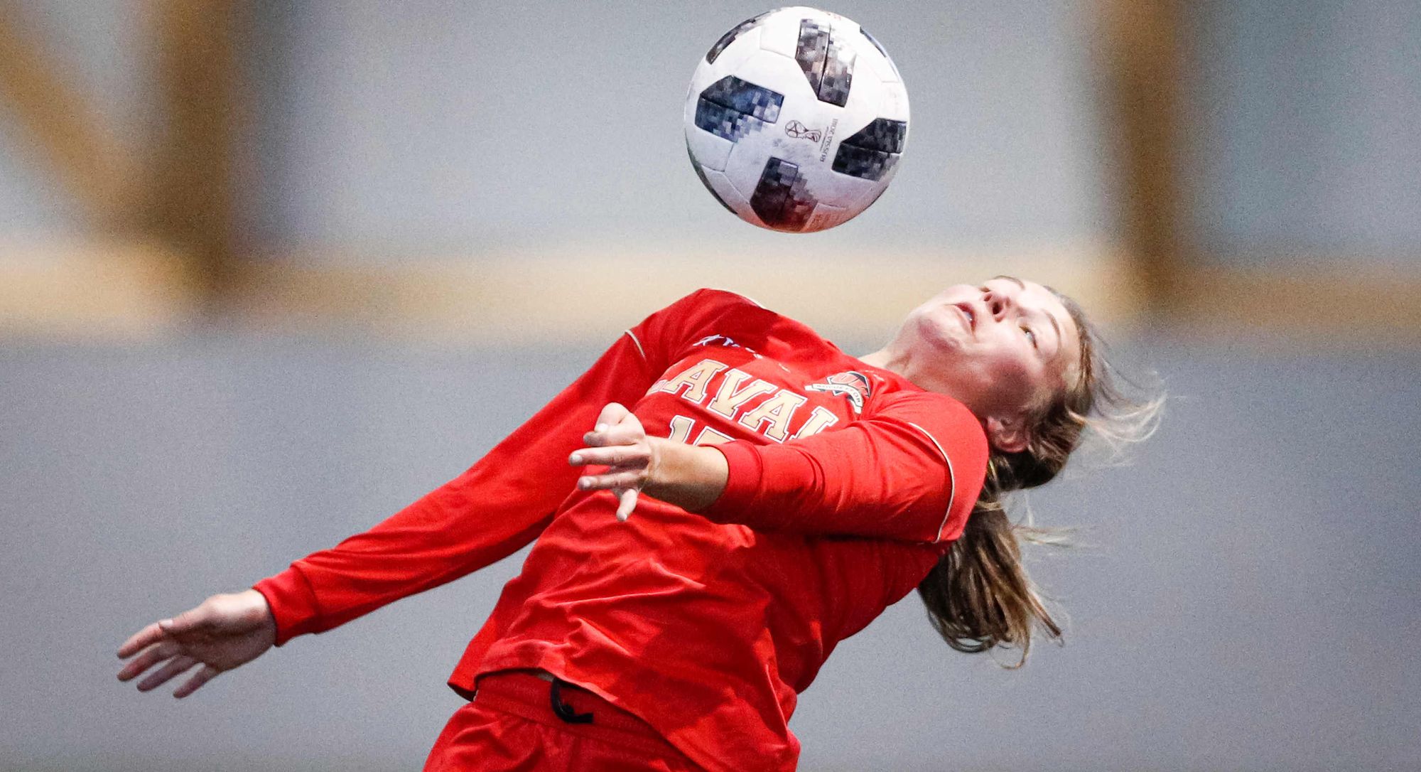 Daphnée Blouin, du club de soccer Rouge et Or