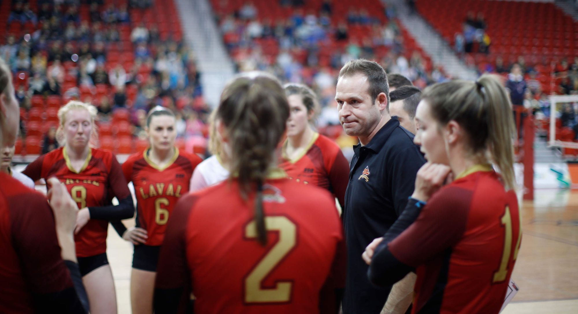 L’équipe féminine de volleyball Rouge et Or