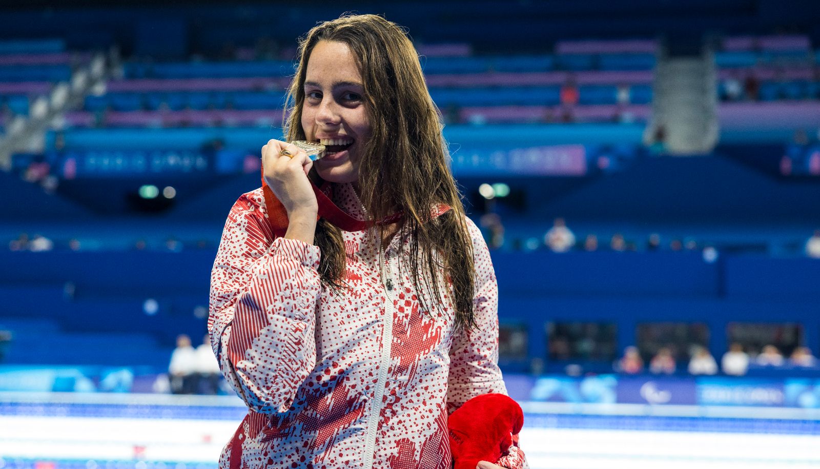 La médaille décrochée par la nageuse québécoise était sa douzième en carrière paralympique.