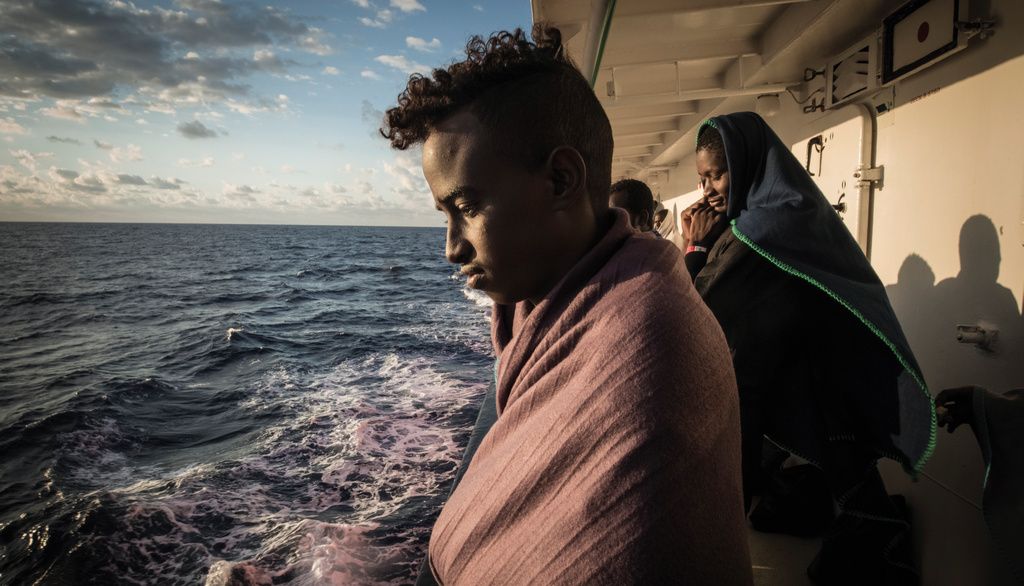 <p>James (prénom fictif) avait 22 ans lors de son sauvetage, en septembre 2016, par l’Aquarius. Au moment de quitter seul son pays d’origine, le Nigéria, il avait 17 ans.</p>