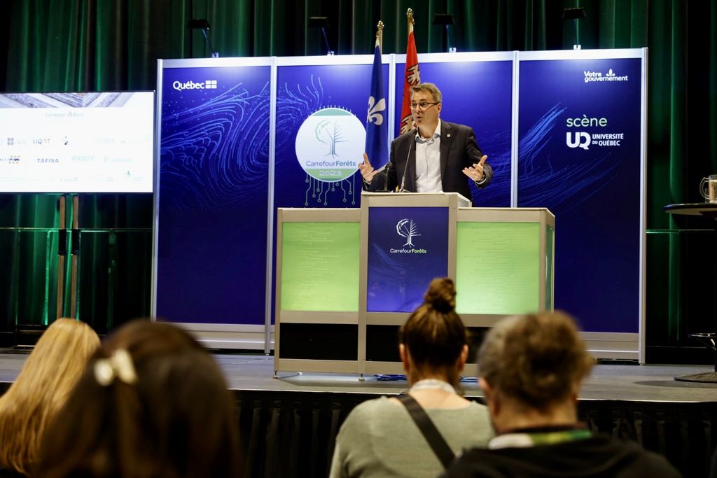 Le président-directeur général du Conseil de l’industrie forestière du Québec, Jean-François Samray.