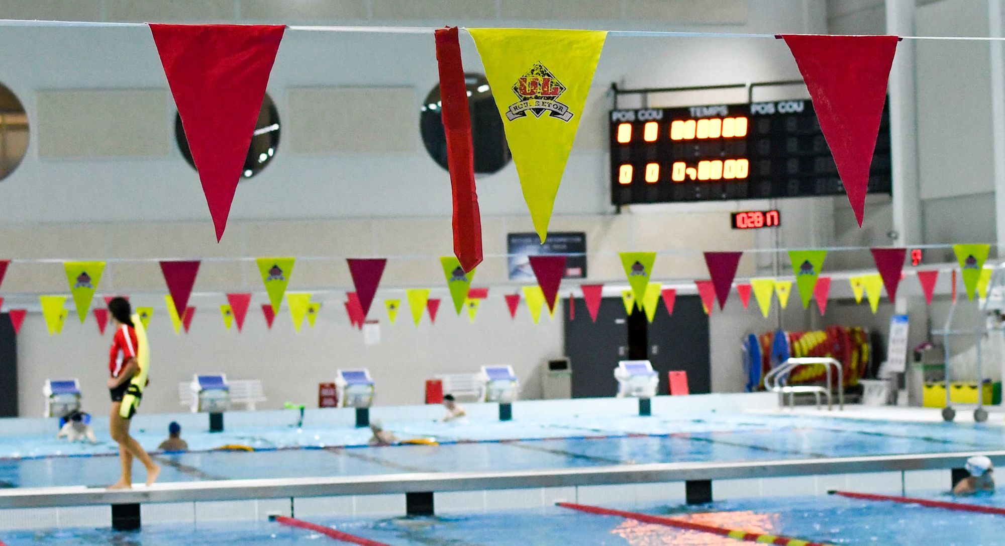 La piscine du PEPS de l'Université Laval.