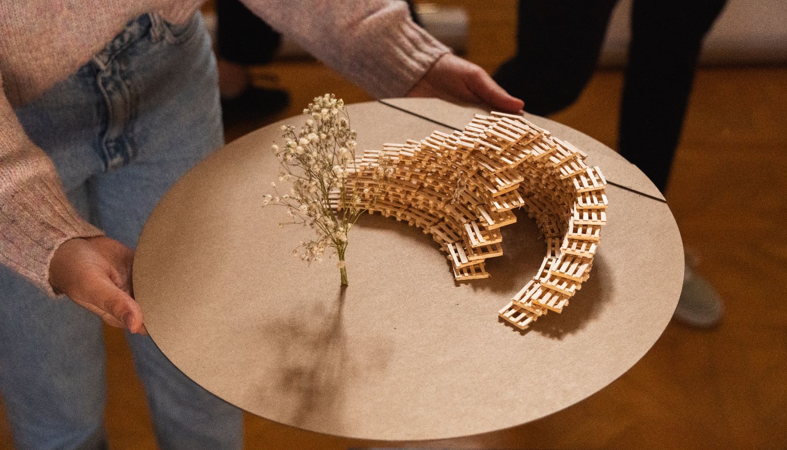 Les équipes ont réalisé des maquettes qui inspireront la structure architecturale.