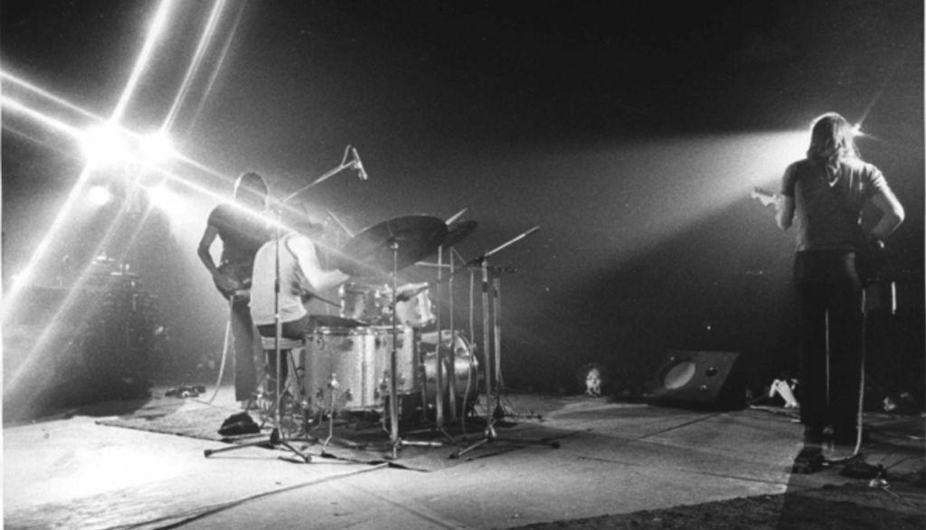 <p>Pink Floyd, le 10 novembre 1971 au Pavillon de la jeunesse.</p>